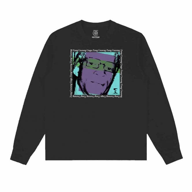 Theories of Atlantis Yellowman Long Sleeve Skate T-Shirt - Black