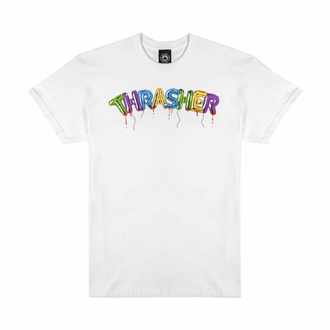 Thrasher Balloons Skate T-Shirt - White