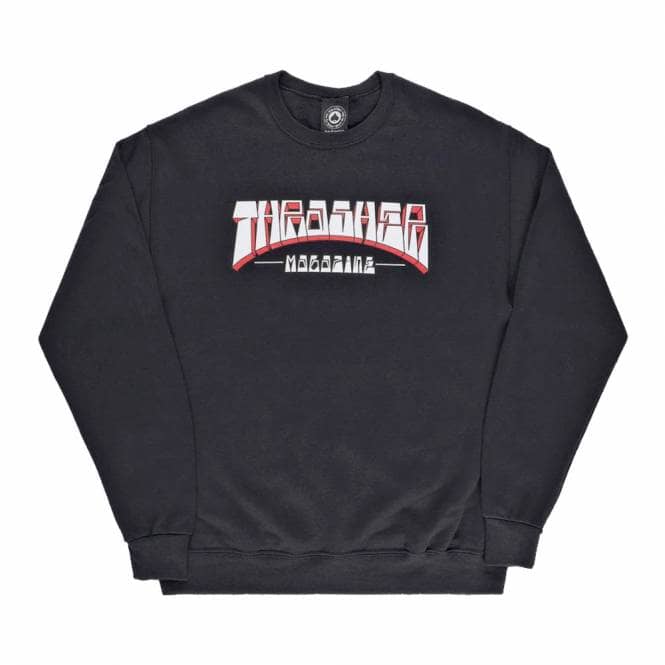 Thrasher Firme Logo Crew - Black