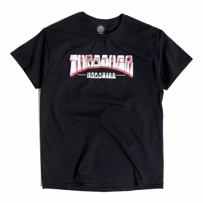 Thrasher Firme Logo Skate T-Shirt - Black