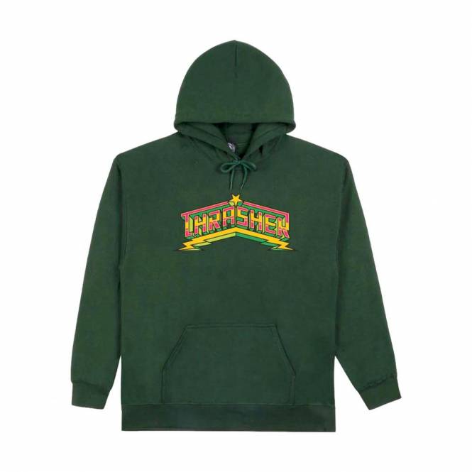 Thrasher Luchadora Hood - Forest Green