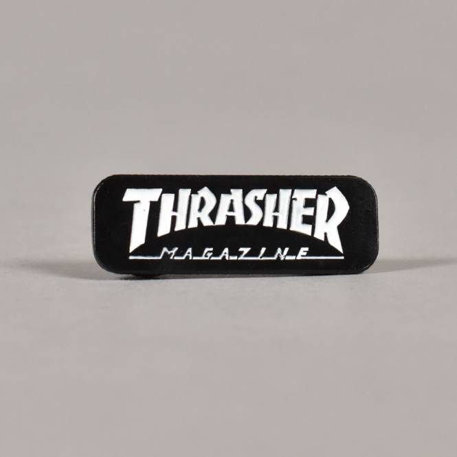 Thrasher Mag Logo Label Pin - 1.5''