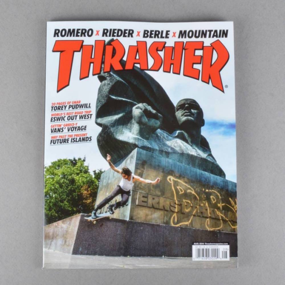 Magazine THRASHER SKATEBOARD Avril 1981 Grand Format, Signé Par Allen Losi – Collector Skate Vintage
