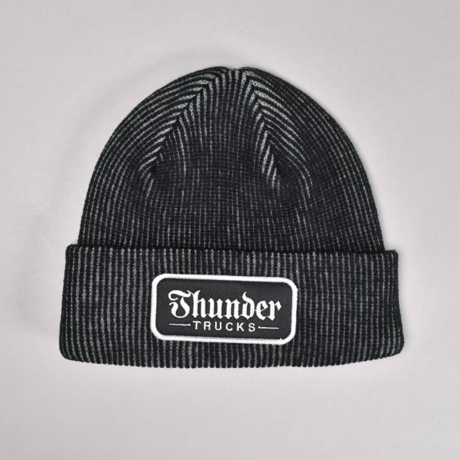 Thunder Trucks Script Patch Beanie - Grey/Black
