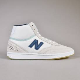Tom Knox 440 High Skate Shoes - White/Navy