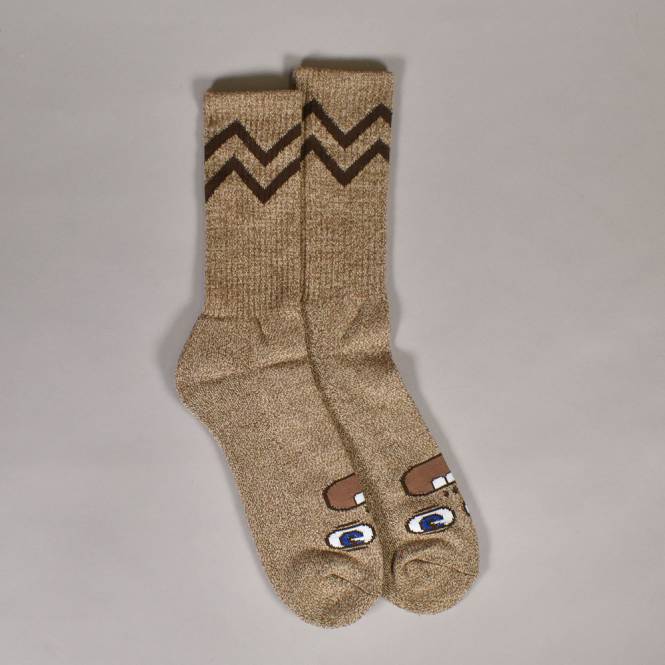 Toy Machine Skateboards Betard Sock - Heather Brown
