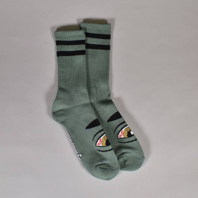 Toy Machine Skateboards Bloodshot Eye Sock - Forest