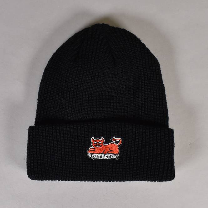Toy Machine Skateboards Devil Cat Beanie - Black