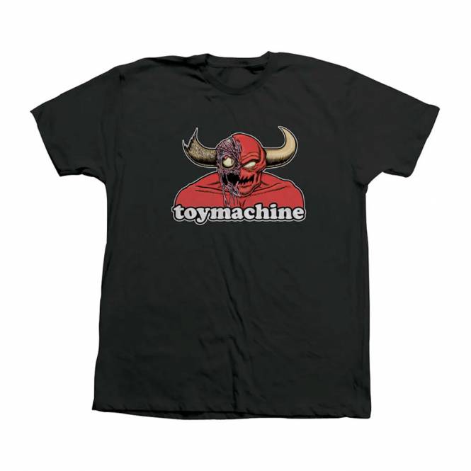 Toy Machine Skateboards Face Melt Skate T-Shirt - Black
