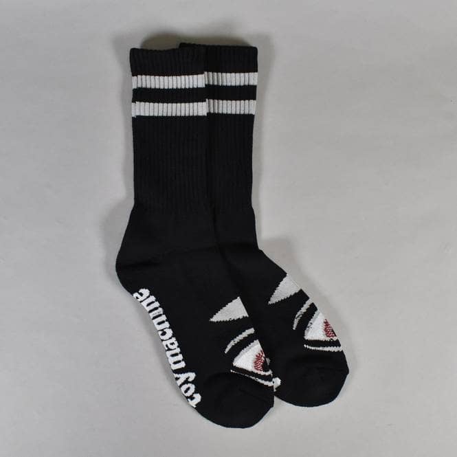 Toy Machine Skateboards Sect Eye Socks - Black/White