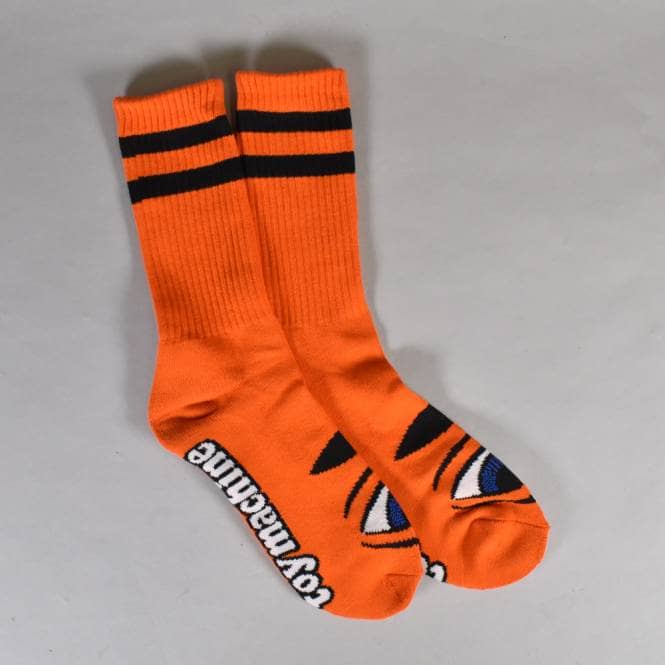 Toy Machine Skateboards Sect Eyes Socks - Orange
