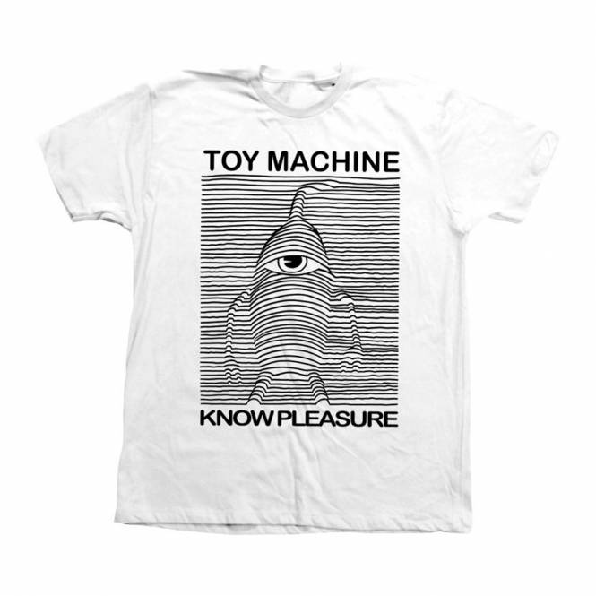Toy Machine Skateboards Toy Division Skate T-Shirt - White