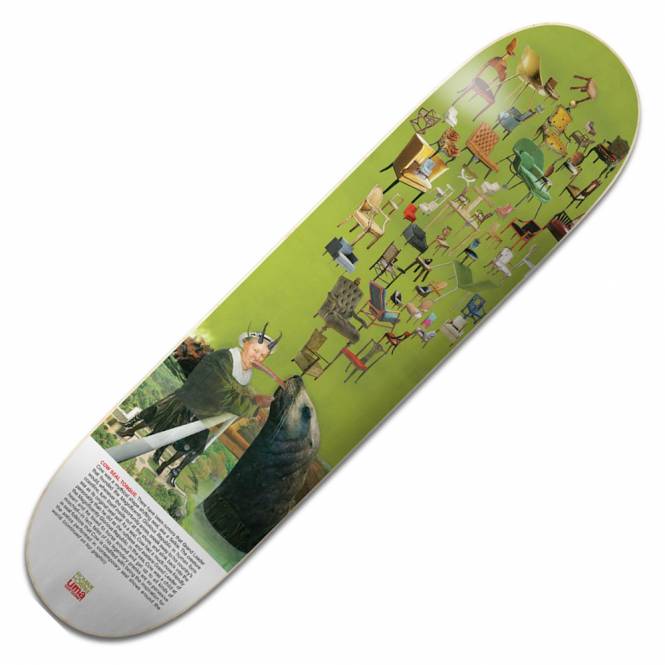 UMAVERSE Roman Seal Tongue Skateboard Deck 8.38''