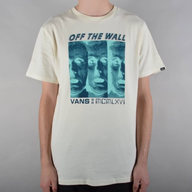 Vans Melted Mind Skate T-Shirt - Antique White