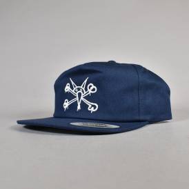Vato Rat Snapback Cap - Navy
