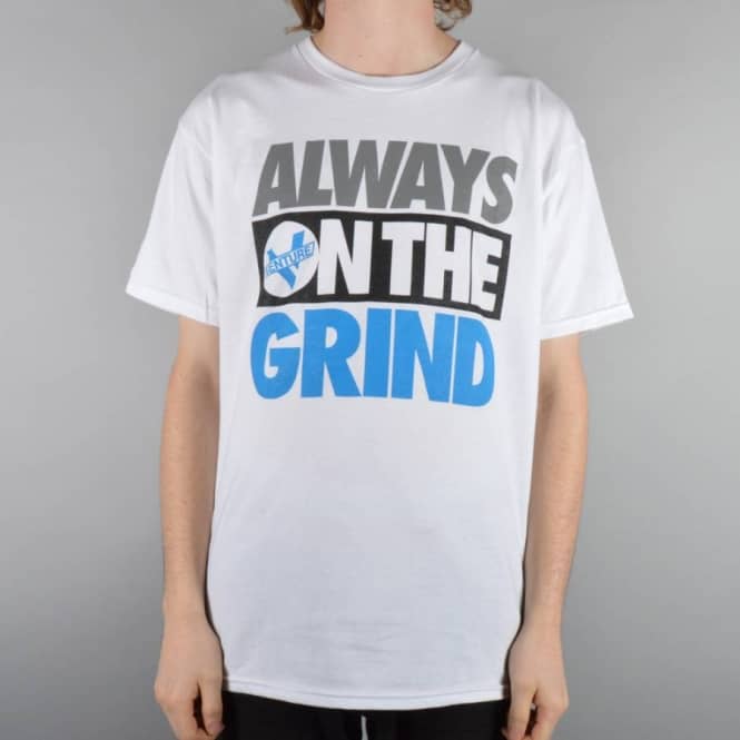 Venture Trucks On The Grind Skate T-Shirt - White