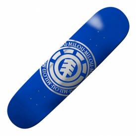 Vincent Milou Blue Moon (Blue/Chrome) Skateboard Deck 8.25''