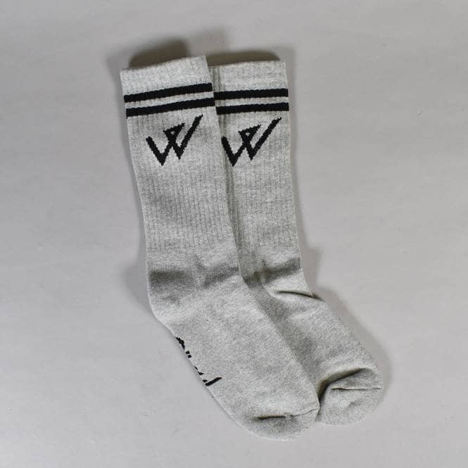 Wayward Skateboards Lowgo Socks - Grey Marl