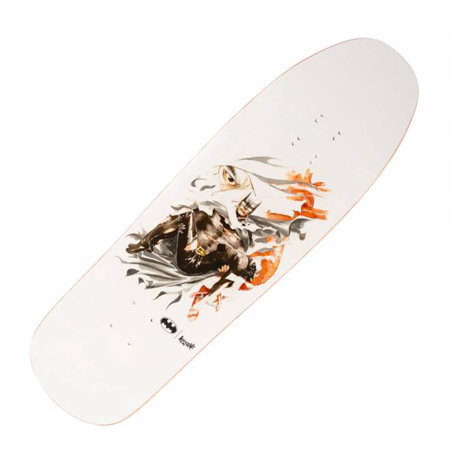 Welcome Skateboards X Batman 'Heart of Hush' on Gala (Bone) Skateboard Deck 9.6''