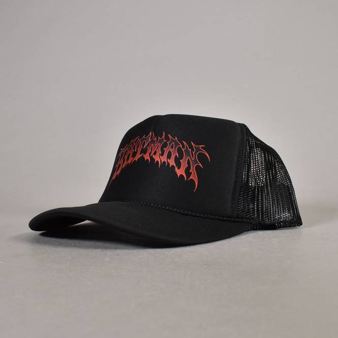 Welcome Skateboards X Batman Snapback Trucker Cap - Black