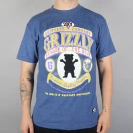 West Conference Skate T-Shirt - Denim Blue Heather