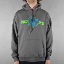 Wheel Logo Pullover Hoodie - Charcoal