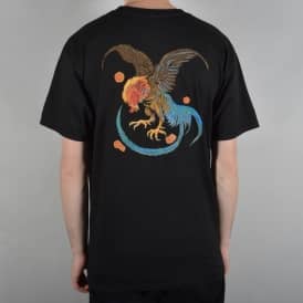 Wild Cock Skate T-Shirt - Black