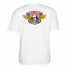 Winged Ripper Skate T-Shirt - White