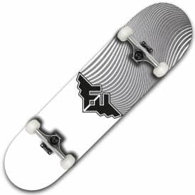 Wings V4 Grey Complete Skateboard 8.25''
