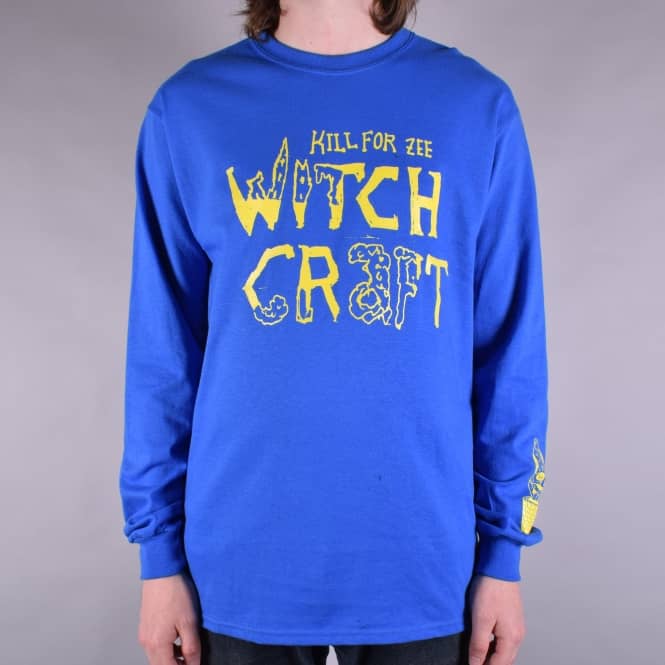 Witchcraft Hardware Kill For Long Sleeve Skate T-Shirt - Royal Blue
