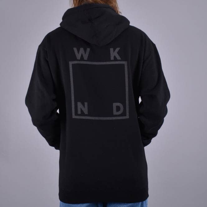 WKND Skateboards Reflective Pullover Hoodie - Black