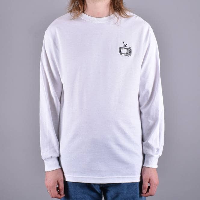 WKND Skateboards TV Longsleeve T-Shirt - White