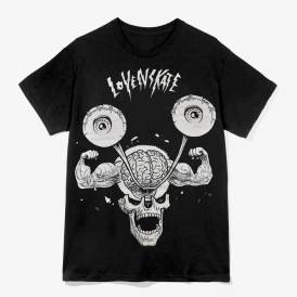 Work Harder Skate T-Shirt - Black
