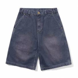 Work Shorts - Distressed Tinted Indigo