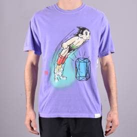 X Astro Boy Soaring High Skate T-Shirt - Lavender 