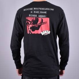 X Baker Long Sleeve Skate T-Shirt - Black 