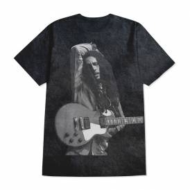 X Bob Marley 'Redemption' Skate T-Shirt - Black Wash