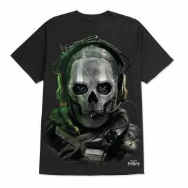 X CoD Ghost Skate T-Shirt - Black