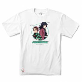 X Demon Slayer Skate T-Shirt - White