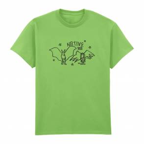 Native x DLXSF Sketchy Skate Shop T-Shirt - Lime Green