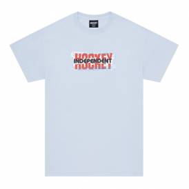 X Independent Decal Skate T-Shirt - Light Blue