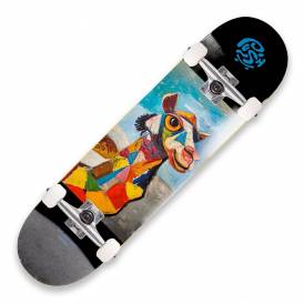 X MLSL Jordan (Black) Complete Skateboard - 8.25'' x 31.8''