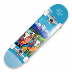 X MLSL Nepal (Light Blue) Complete Skateboard - 7.75'' x 31.25''