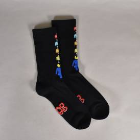 X Pac-Man Game Over Socks - Black