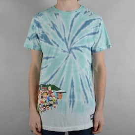 x South Park Opening T-Shirt - Blue Tie Dye