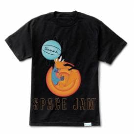 x Space Jam The Daffy Duck Skate T-Shirt - Black