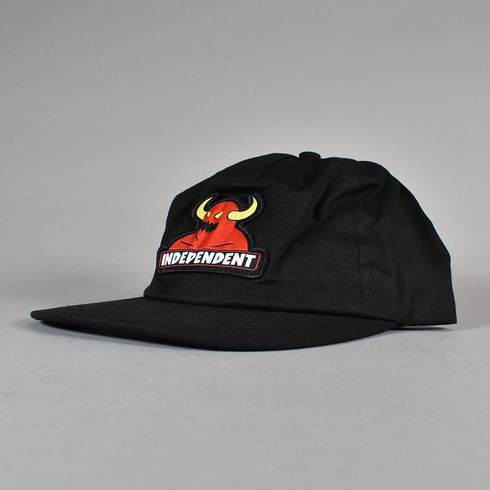 Toy Machine Cap Independent Trucks x Toy Machine Mash Up Snapback Cap - Black - SKATE ...