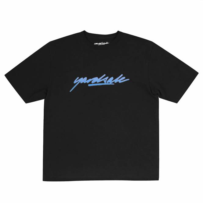 Yardsale Script Skate T-Shirt - Black