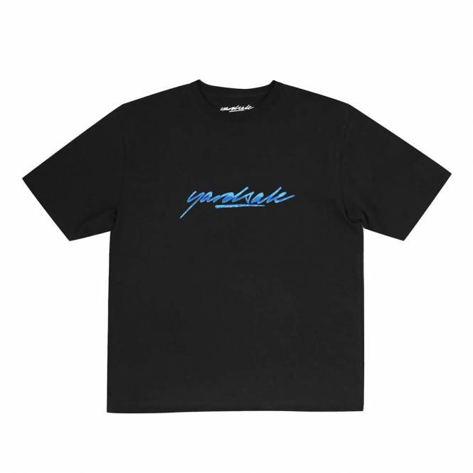 Yardsale Script Sludge Skate T-Shirt - Black