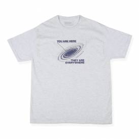 You Are Here Skate T-Shirt - Ash Grey